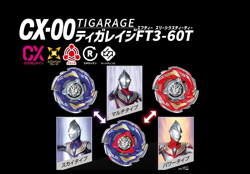 戰鬥陀螺X × 超人力霸王迪卡 30 週年聯名|CX-00 迪卡狂怒 FT3-60T 台灣收藏情報 封面